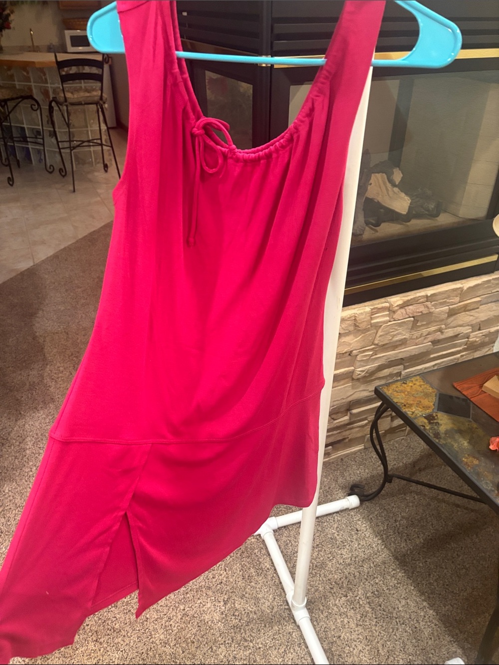 NEW Women's Hot Pink Swim Cover-Up Dress or tunic by Free-est People